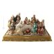 DERNIÈRE CÈNE Statuette figurine en porcelaine de Capodimonte faite à la main en Italie