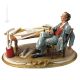 ARCHITECTE Figurine en porcelaine de Capodimonte faite à la main Fabriqué en Italie