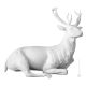 Figurine en porcelaine DEER Capodimonte, artisanat Made in Italy