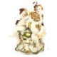 TROIS CHERUBONS Statuette figurine en porcelaine de Capodimonte faite à la main en Italie