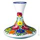 CARAFE POLYCHROME FIORACCIO pour eau ou vin Castelli céramique fait main authentique Abruzzes Made in Italy