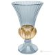 ADA Vase peint à la main authentique et moderne en verre de qualité supérieure - Bleu