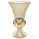 ADA Authentique vase décoratif moderne peint à la main en verre de qualité supérieure.-Ambre