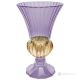 ADA Vase peint à la main authentique et moderne en verre de qualité supérieure - Violet