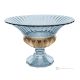 ADA Centre de Table Peint à la Main Authentique Décoration Moderne en Verre de qualité supérieure.-Bleu