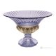 ADA Centre de table peint à la main, décoration moderne authentique en verre de qualité supérieure.-Violet