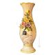 VASE en céramique artistique de style baroque avec détails en or 24 carats Fabriqué en Italie