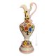 AMPHORA Vase artistique en céramique de style baroque avec détails en or 24 carats Fabriqué en Italie