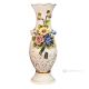 VASE en céramique artistique de style baroque avec détails en or 24 carats Fabriqué en Italie
