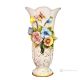 VASE en céramique artistique de style baroque avec détails en or 24 carats Fabriqué en Italie