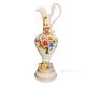 AMPHORA Vase artistique en céramique de style baroque avec détails en or 24 carats Fabriqué en Italie