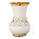 VASE en céramique artistique de style baroque avec détails en or 24 carats Fabriqué en Italie