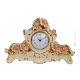 HORLOGE DE TABLE Style baroque en céramique artistique avec détails en or 24 carats Fabriqué en Italie