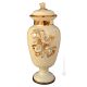 VASE en céramique artistique de style baroque avec détails en or 24 carats Fabriqué en Italie