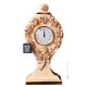HORLOGE DE TABLE Style baroque en céramique artistique avec détails en or 24 carats Fabriqué en Italie