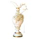 MAGNIFIQUE vase en céramique artistique de style baroque AMPHORE avec détails en or 24 carats Fabriqué en Italie