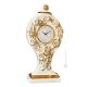 HORLOGE DE TABLE Céramique artistique de style baroque avec détails en or 24 carats Fabriquée en Italie