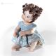 CRISTINA - Statuette Capodimonte, pure élégance en porcelaine artisanale.