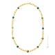 COLLIER EN OR FIORATO bijoux fantaisie artistique colliers colliers perles de verre de Murano avec or 18 carats fait à la main authentique Made in Italy