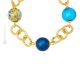 COLLIER EN OR FIORATO bijoux fantaisie artistique colliers colliers perles de verre de Murano avec or 18 carats authentique fait à la main Made in Italy