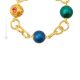 COLLIER EN OR FIORATO bijoux fantaisie artistique colliers colliers perles de verre de Murano avec or 18 carats authentique fait à la main Made in Italy