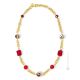 COLLIER DRÔLE bijoux fantaisie artistique colliers de perles en verre de Murano avec or 18 carats fait à la main authentique Made in Italy