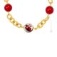 COLLIER DRÔLE bijoux fantaisie artistique colliers de perles en verre de Murano avec or 18 carats fait à la main authentique Made in Italy