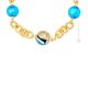 COLLIER DRÔLE bijoux fantaisie artistique colliers de perles en verre de Murano avec or 18 carats fait à la main authentique Made in Italy