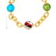 COLLIER DRÔLE bijoux fantaisie artistique colliers colliers perles de verre de Murano avec or 18 carats fait à la main authentique Made in Italy