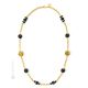COLLIER EN DENTELLE bijoux fantaisie artistique colliers de perles en verre de Murano avec or 18 carats fait à la main authentique Made in Italy