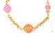 COLLIER EN DENTELLE bijoux fantaisie artistique colliers de perles en verre de Murano avec or 18 carats fait à la main authentique Made in Italy