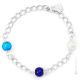 DENISE BRACELET bijoux fantaisie artistique bracelet de perles en verre de Murano avec argent 925 authentique fait à la main Made in Italy