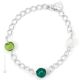 DENISE BRACELET bijoux fantaisie artistique bracelet de perles en verre de Murano avec argent 925 authentique fait à la main Made in Italy