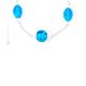 COLLIER ISABEL bijoux fantaisie artistiques authentiques colliers de perles en verre de Murano faits à la main Made in Italy
