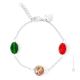 ISABEL BRACELET bijoux fantaisie artistique authentique bracelet de perles de verre de Murano fait à la main Made in Italy