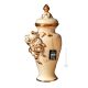 NICE VASE Céramique artistique de style baroque avec détails en or 24 carats Fabriqué en Italie