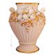 VASE IONIQUE Céramique artistique de style baroque avec détails en or 24 carats Fabriqué en Italie