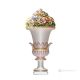 VASE en céramique artistique de style baroque avec détails en or 24 carats Fabriqué en Italie