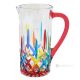 OPERA Pichet, carafe, carafe, verre de qualité supérieure peint à la main, design moderne.