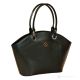 Sac à main femme cabas ELISABETH Shopper en vrai cuir artisanal marron