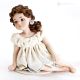 Poupée artistique en porcelaine FIAMMETTA Capodimonte, douceur et romantisme.