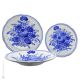 FIORACCIO PLATES Collection de services de vaisselle en céramique Castelli, peints à la main, Made in Italy