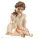 FLORA Figurine de collection en porcelaine de Capodimonte, romance céleste.