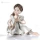GAIA - Capodimonte, figurine d'art raffinée en porcelaine sans précédent.