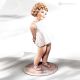 GIULIA - Capodimonte, statuette d'art exclusive en porcelaine raffinée.