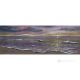 AU BORD DE LA MER Peinture acrylique moderne sur toile Made in Italy 