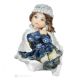 HIVER Capodimonte, statuette représentant l'hiver, porcelaine d'art italienne.