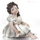 KATIA - Statuette Capodimonte, élégance intemporelle en pure porcelaine.