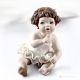LAURETTA - Statuette Capodimonte, ballerine enchanteresse en porcelaine raffinée.
