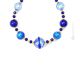 COLLIER SATURNO bijoux fantaisie artistique colliers colliers perles de verre de Murano avec argent 925 authentique fait main Made in Italy